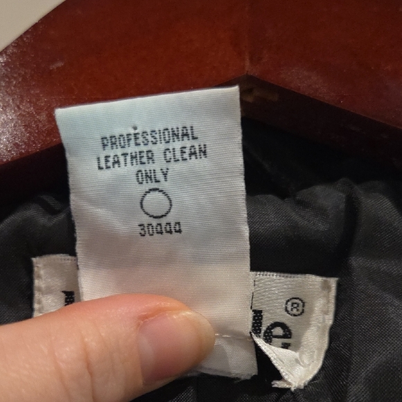 Bagatelle Vintage Women's Black Leather Suede Blazer - Picture 5 of 5